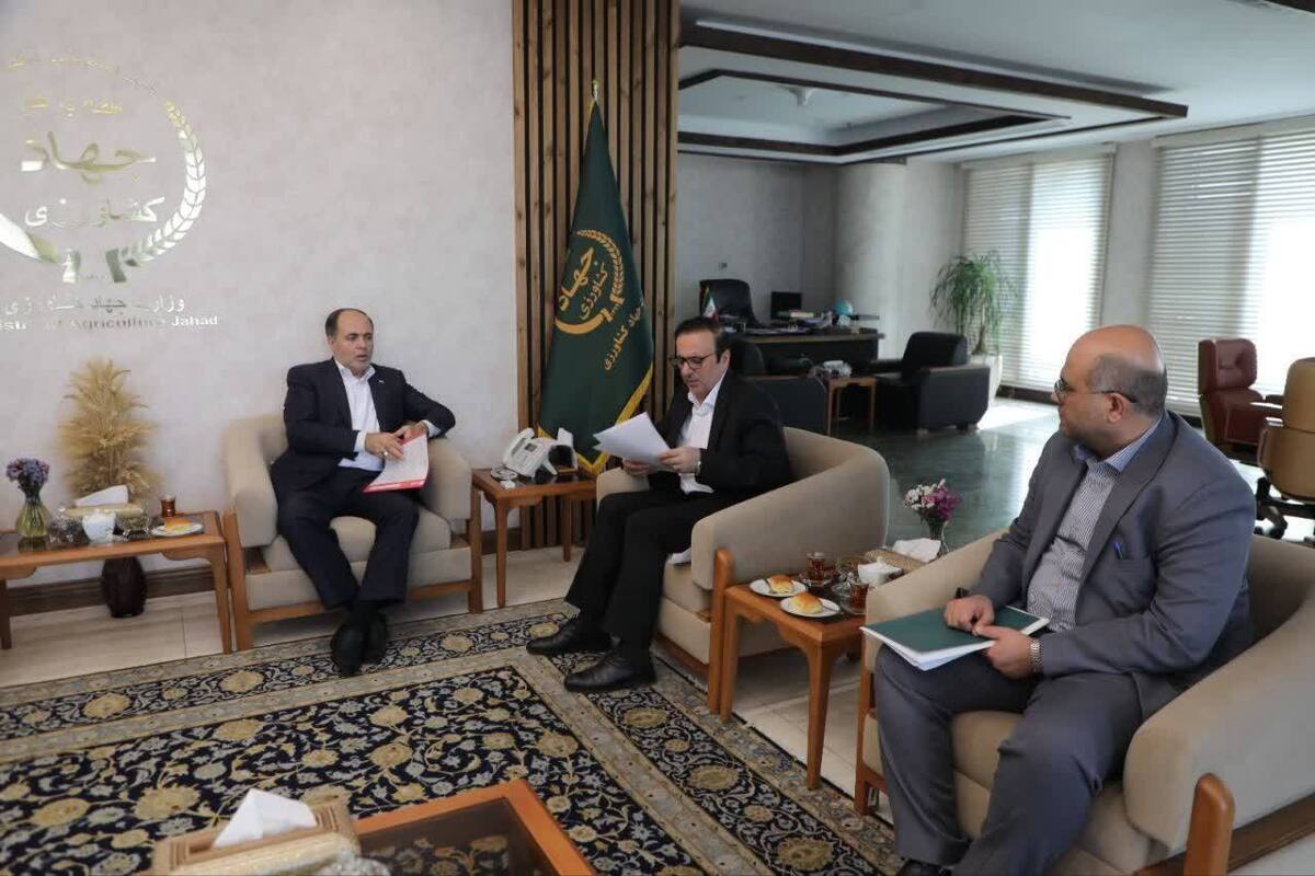 دیدار استاندار قزوین با وزیر جهاد کشاورزی