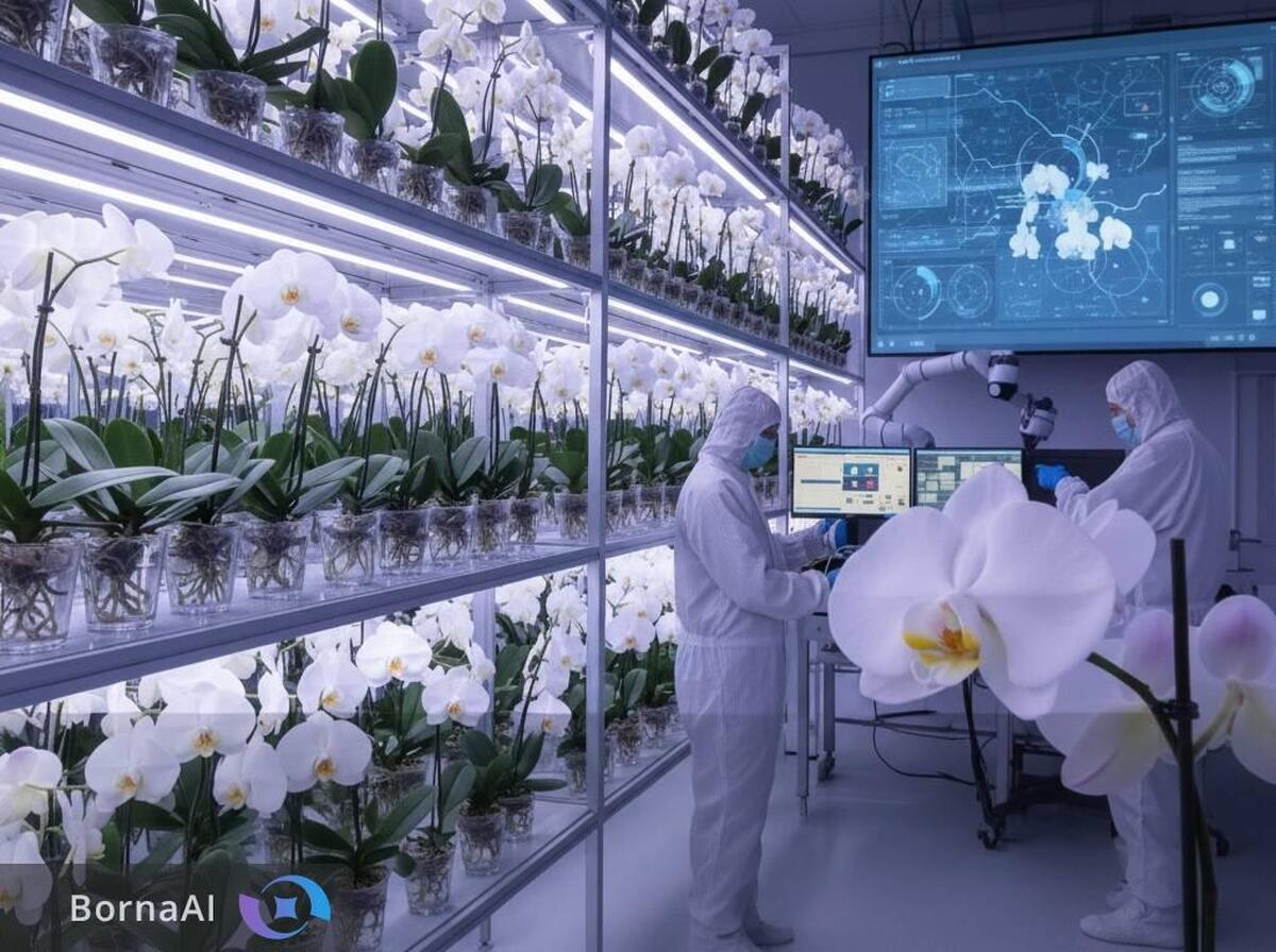 تولید انبوه ارکیده فالانوپسیس با روش نوین