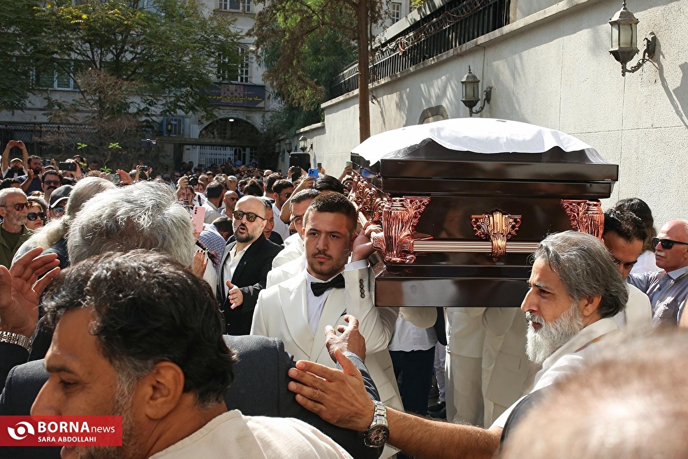 تشییع پیکر ناصر تقوایی