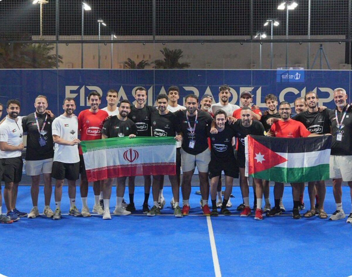 اولین پیروزی ملی‌پوشان پدل ایران در قهرمانی آسیا