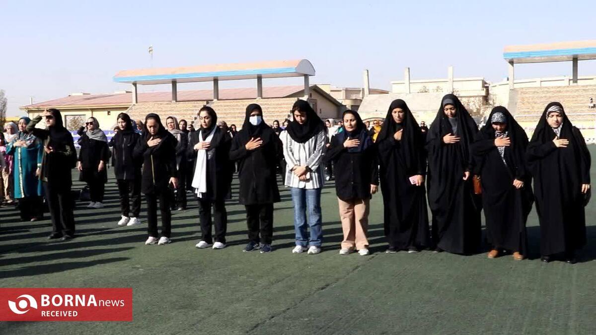 برگزاری گردهمایی بزرگ بانوان ورزشکار صفادشت به مناسبت هفته تربیت بدنی