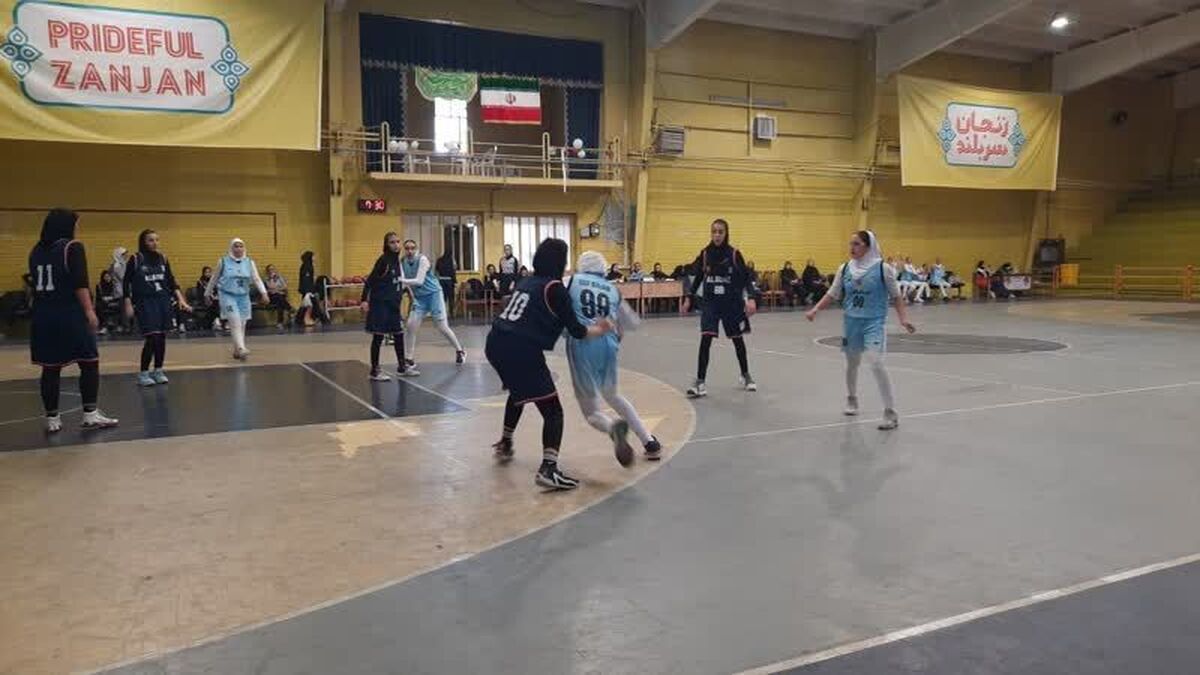 پایان المپیاد استعدادهای برتر بسکتبال بانوان کشور در زنجان با قهرمانی اصفهان