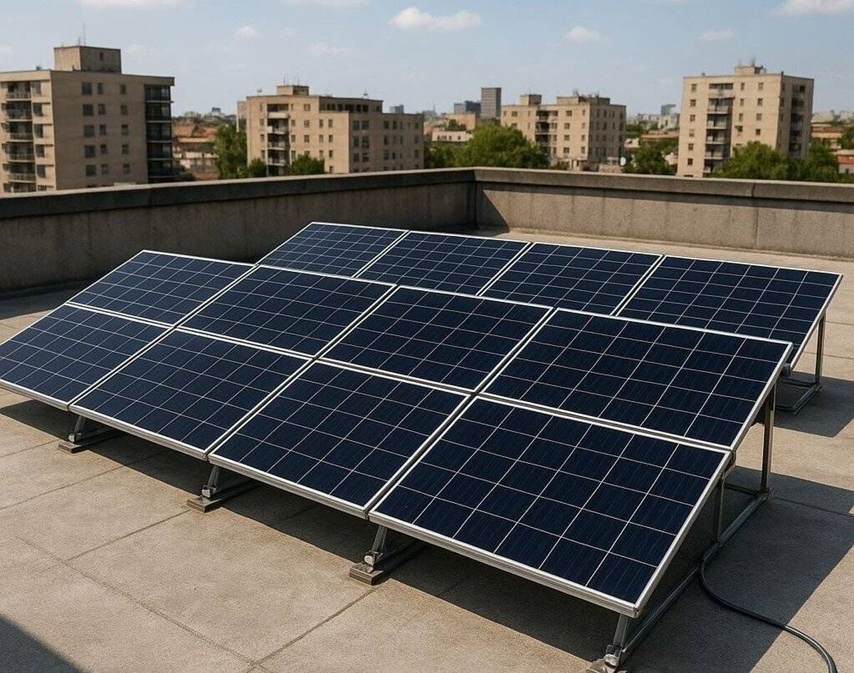 ظرفیت ۲۳ مگاواتی نیروگاه‌های خورشیدی پشت‌بامی در تهران