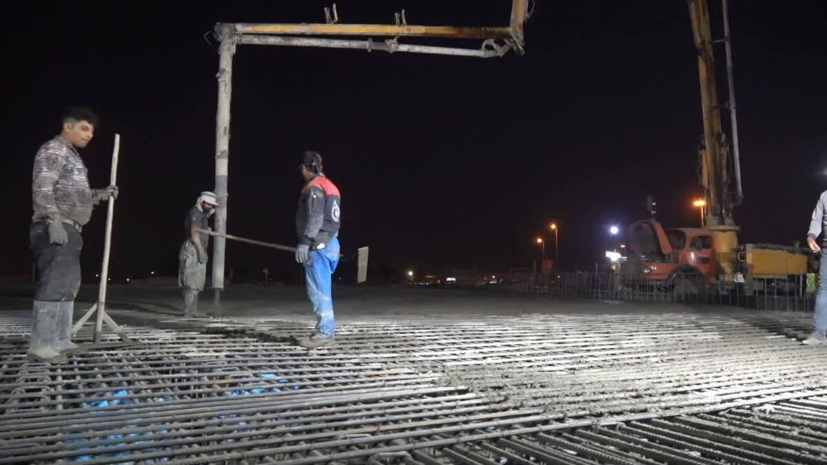 صلواتی: رکورد بتن‌ریزی پروژه‌های عمرانی در استان اصفهان زده شد / ۲۰۰۰ مترمکعب بتن در ۲۴ ساعت