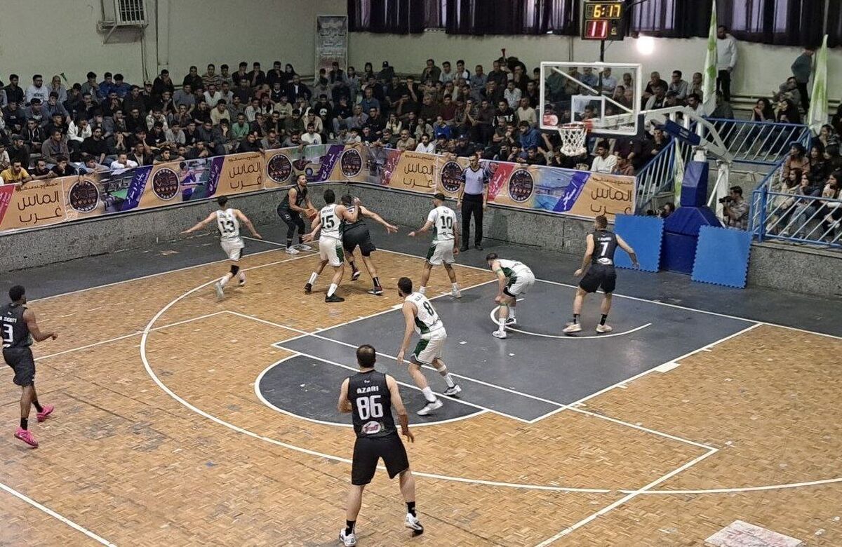 پیروزی تیم بسکتبال طبیعت مقابل نماینده کردستان