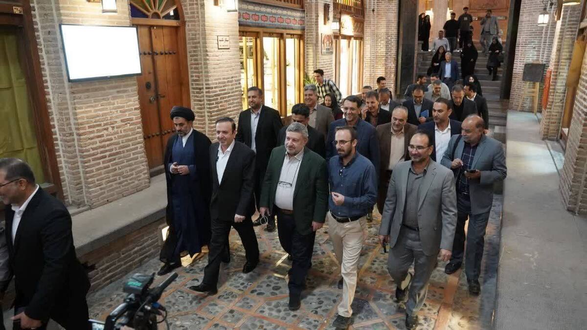 بازدید رئیس شورای اطلاع‌رسانی دولت از مجموعه تاریخی سعدالسلطنه قزوین