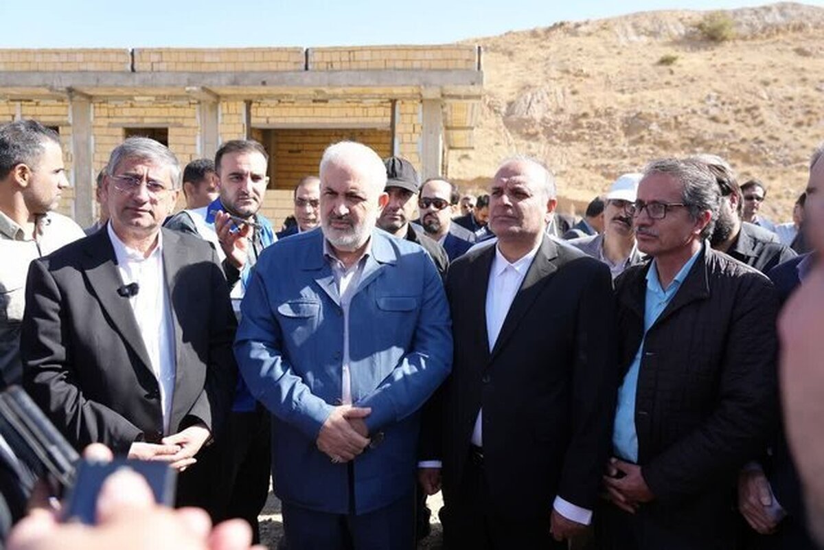 افتتاح سد تاج امیر در لرستان با حضور وزیر نیرو