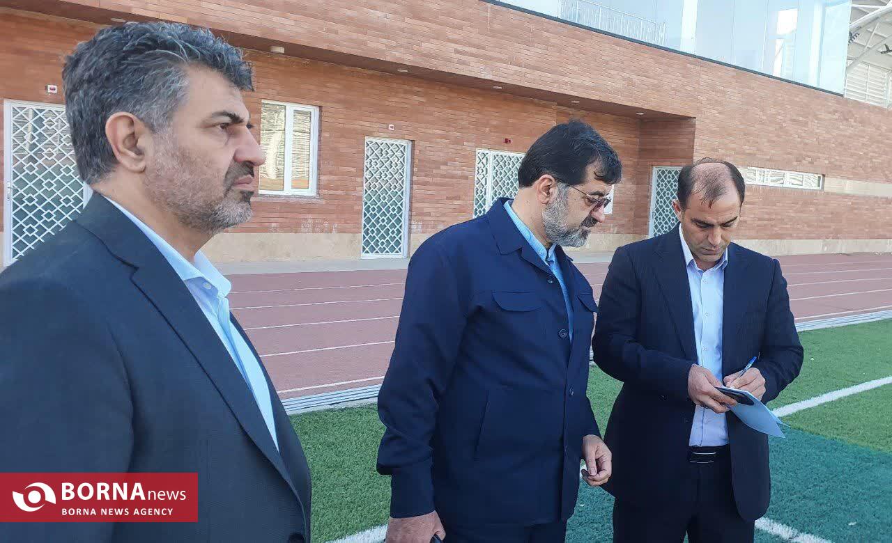 بازدید میدانی استاندار قم از ورزشگاه تختی