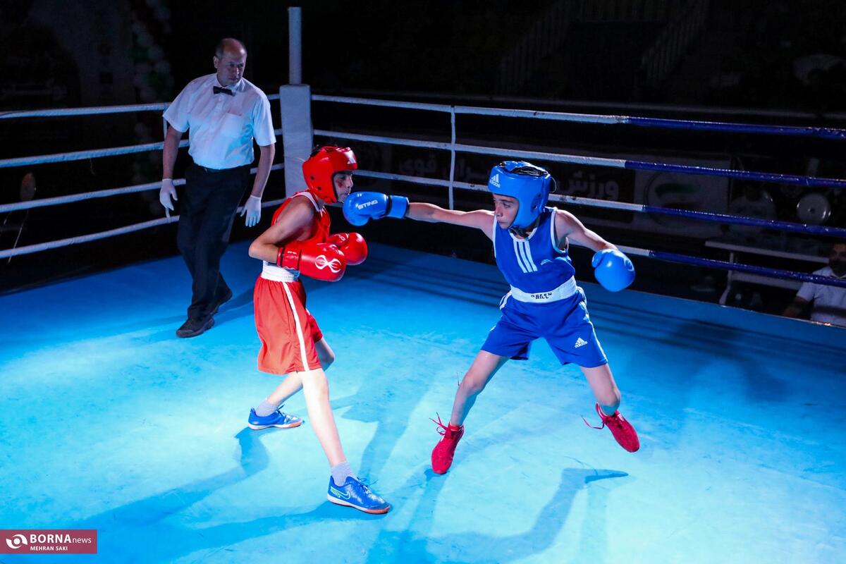 مسابقات بوکس هفتمین دوره المپیاد استعدادهای برتر کشور در اراک