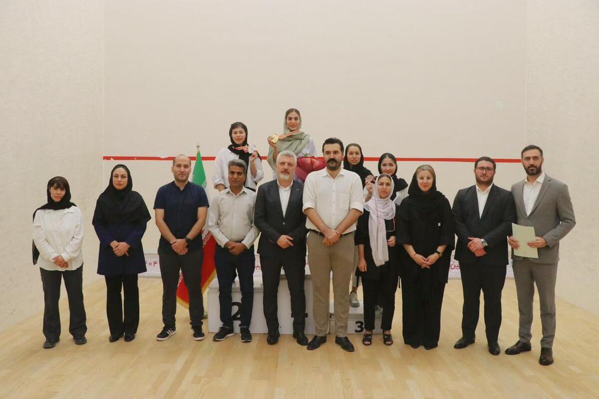 رونمایی از قهرمان جایزه بزرگ اسکواش بانوان کیش  