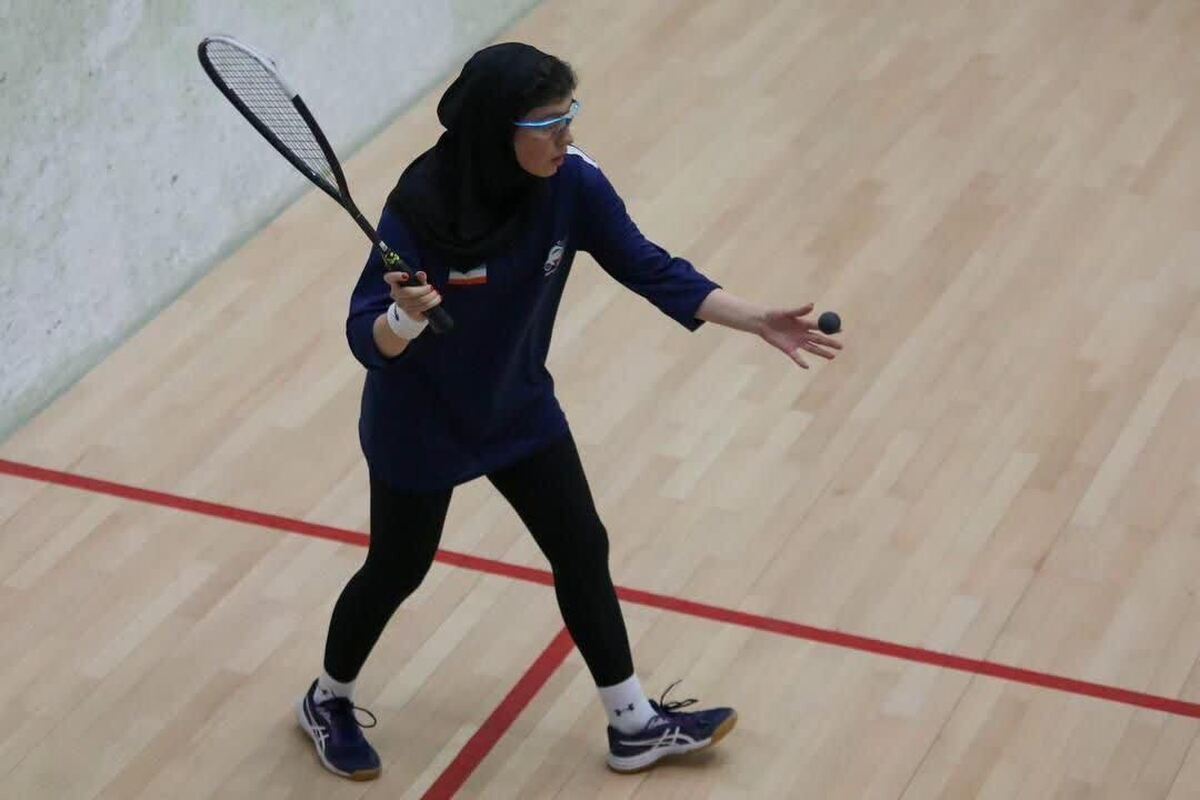 نازنین تقی‌نژاد؛ پدیده درخشان رقابت‌های اسکواش بانوان کیش