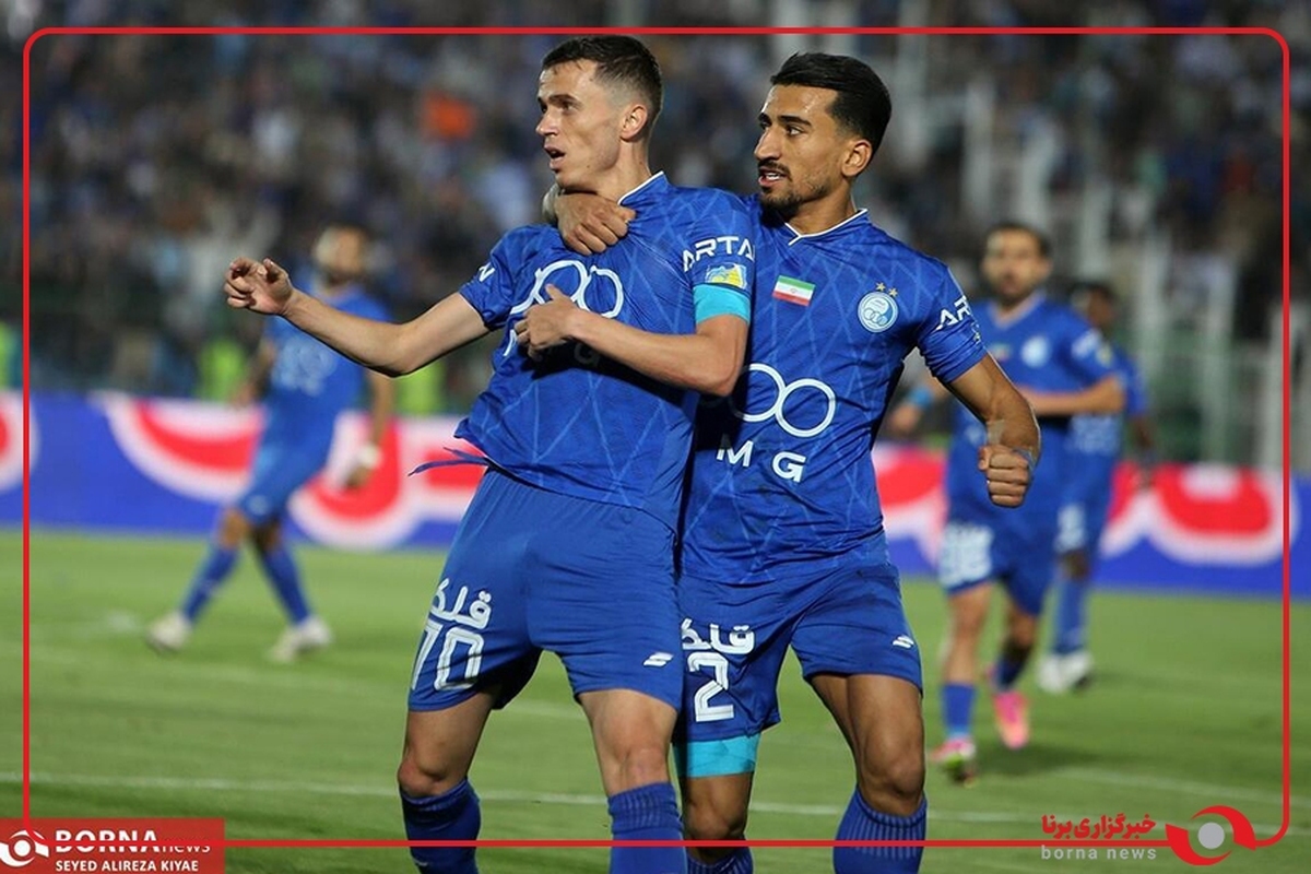 گل دوم استقلال به الوحدات توسط آسانی