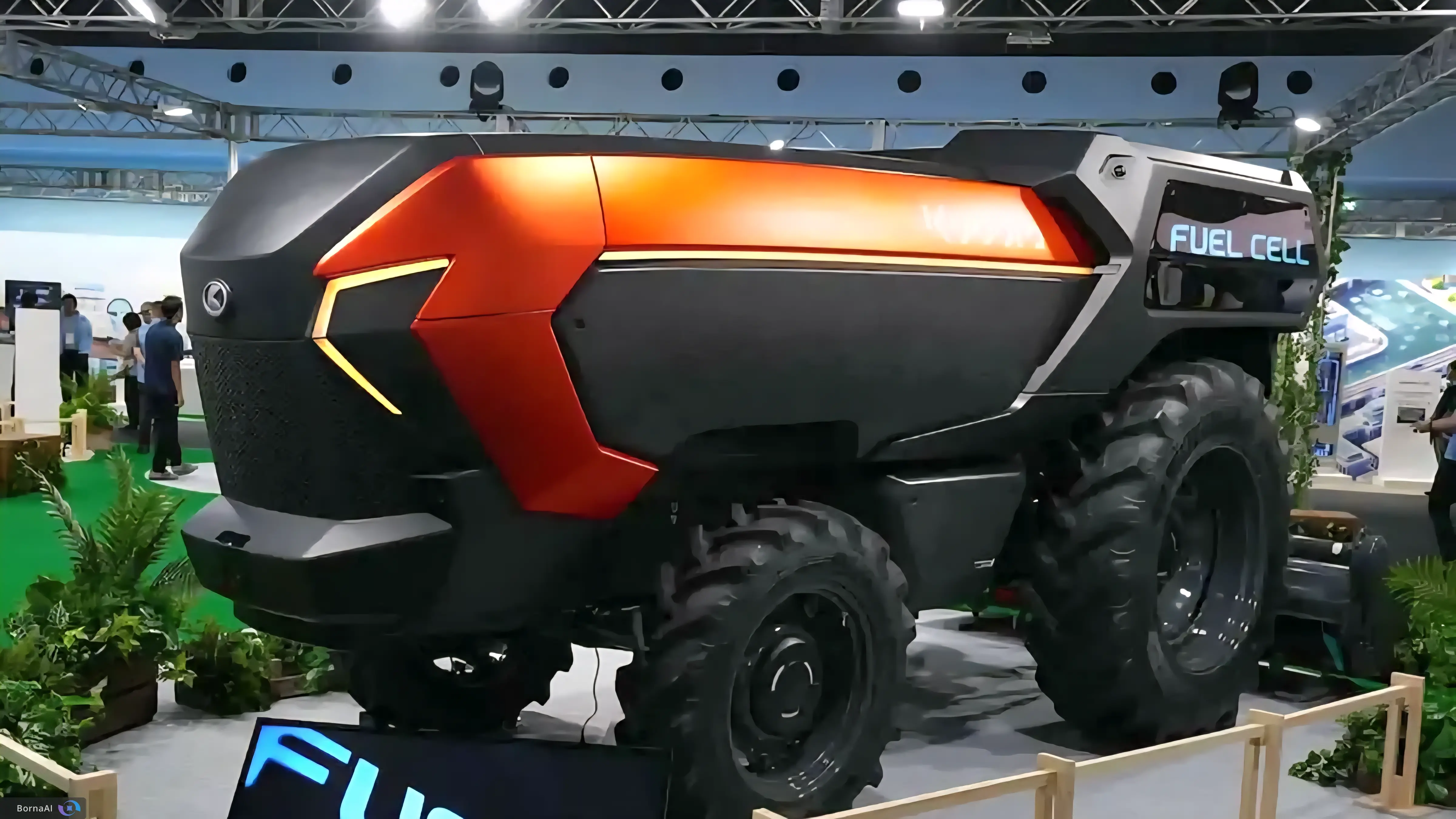 نخستین تراکتور بدون راننده و هیدروژنی جهان رونمایی شد!