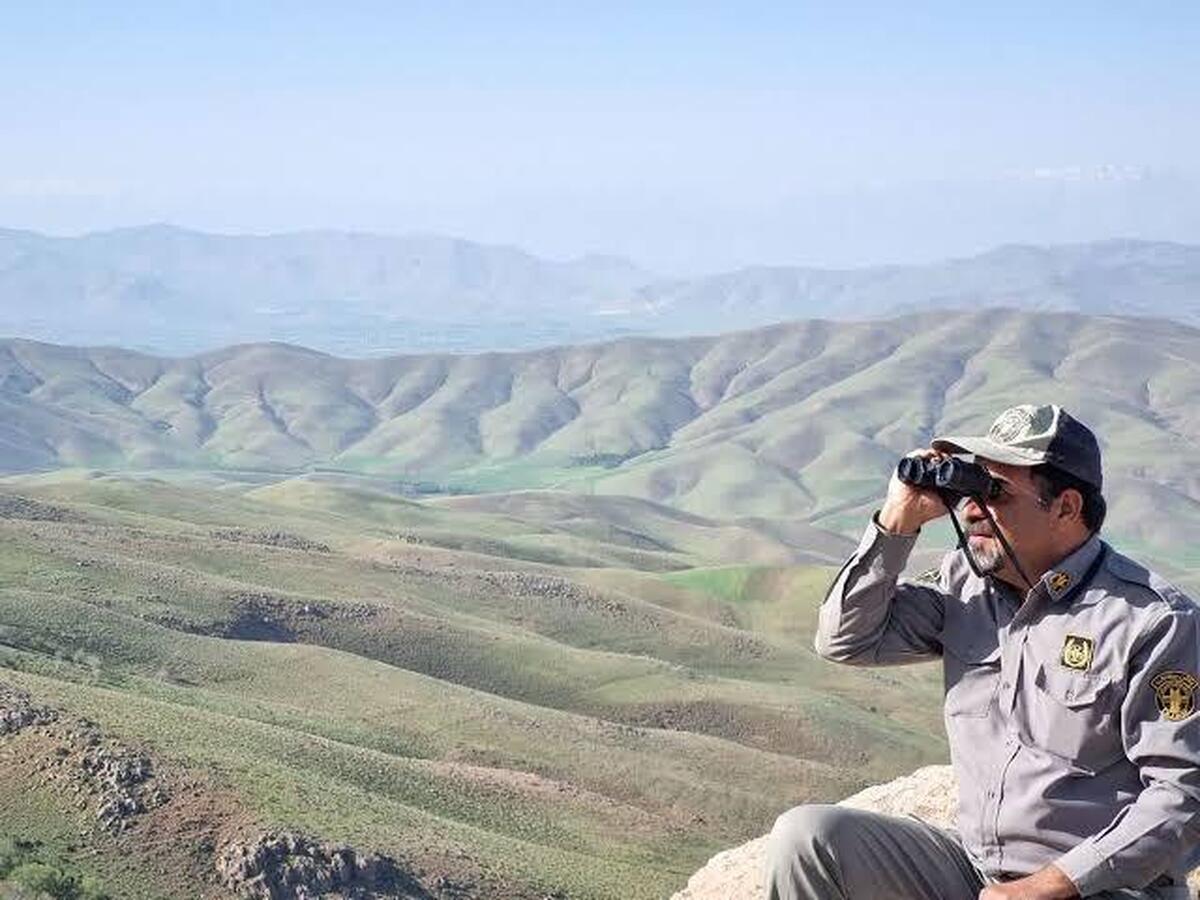 اطفا حریق در داخل منطقه حفاظت شده انگوران اراضی روستای یاستی قلعه