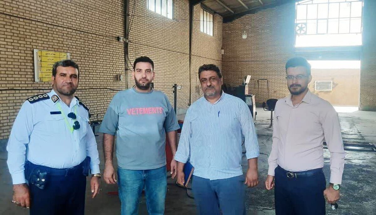 بازدید از سه مرکز معاینه فنی خودروهای سبک شهرستان قرچک