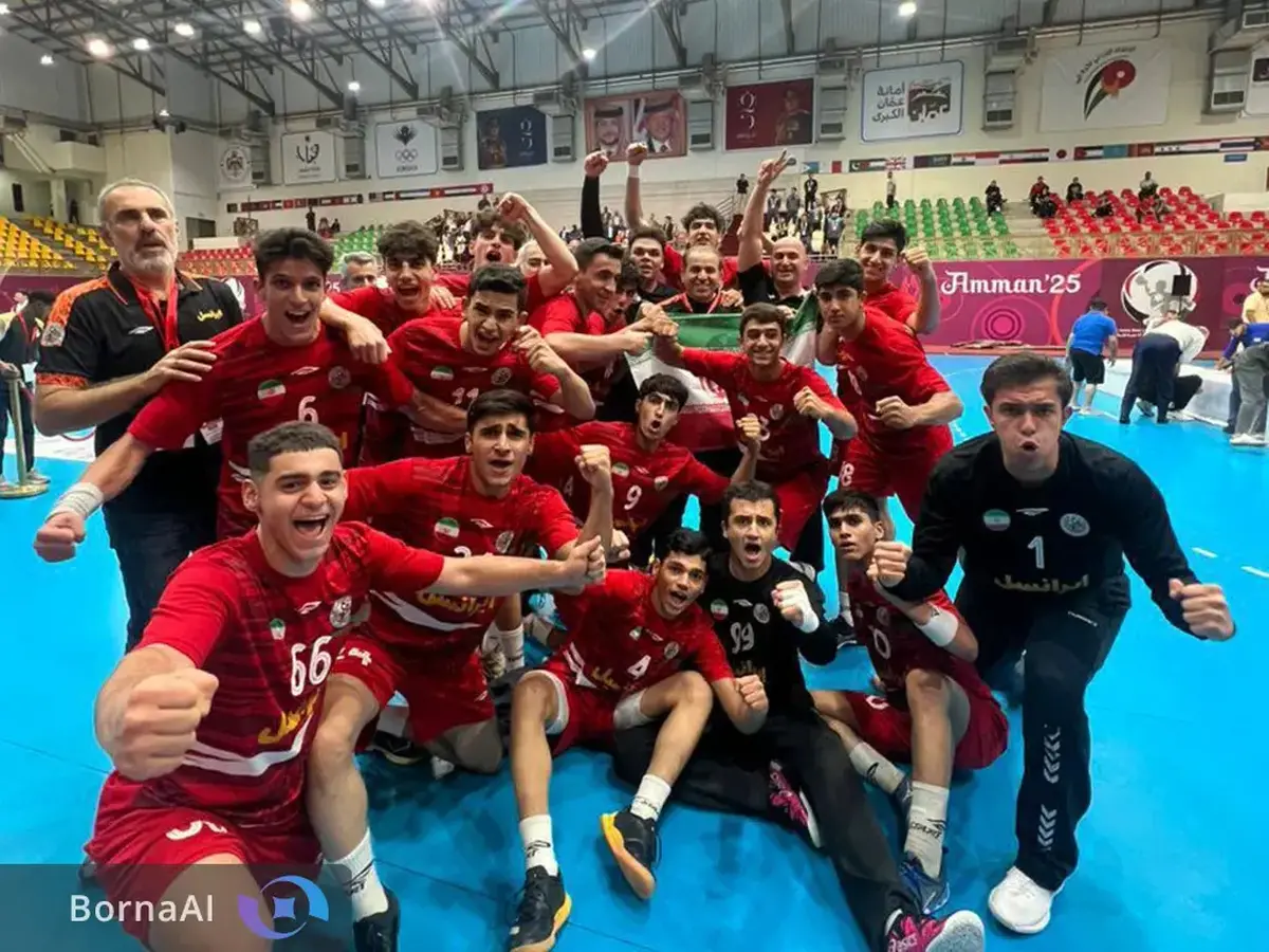 قهرمانی پسران هندبال ایران در آسیا با حمایت ایرانسل