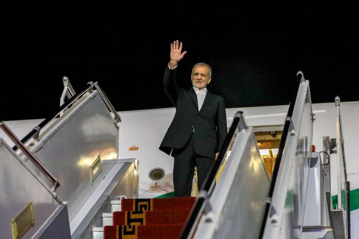 رئیس‌جمهور نیویورک را به مقصد تهران ترک کرد