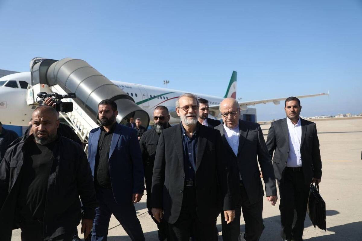 لاریجانی وارد فرودگاه بیروت شد