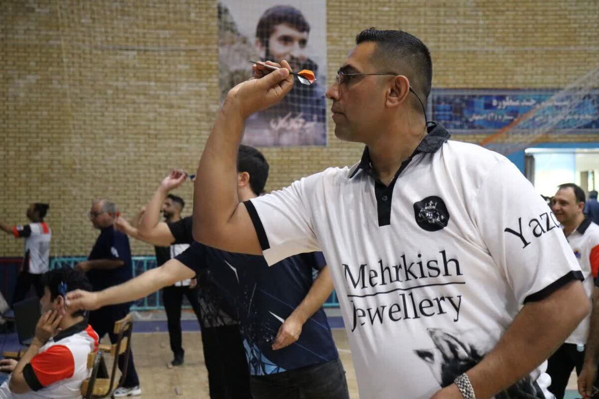 صدرنشینی اصفهان در مرحله نخست لیگ دارت کارگران کشور