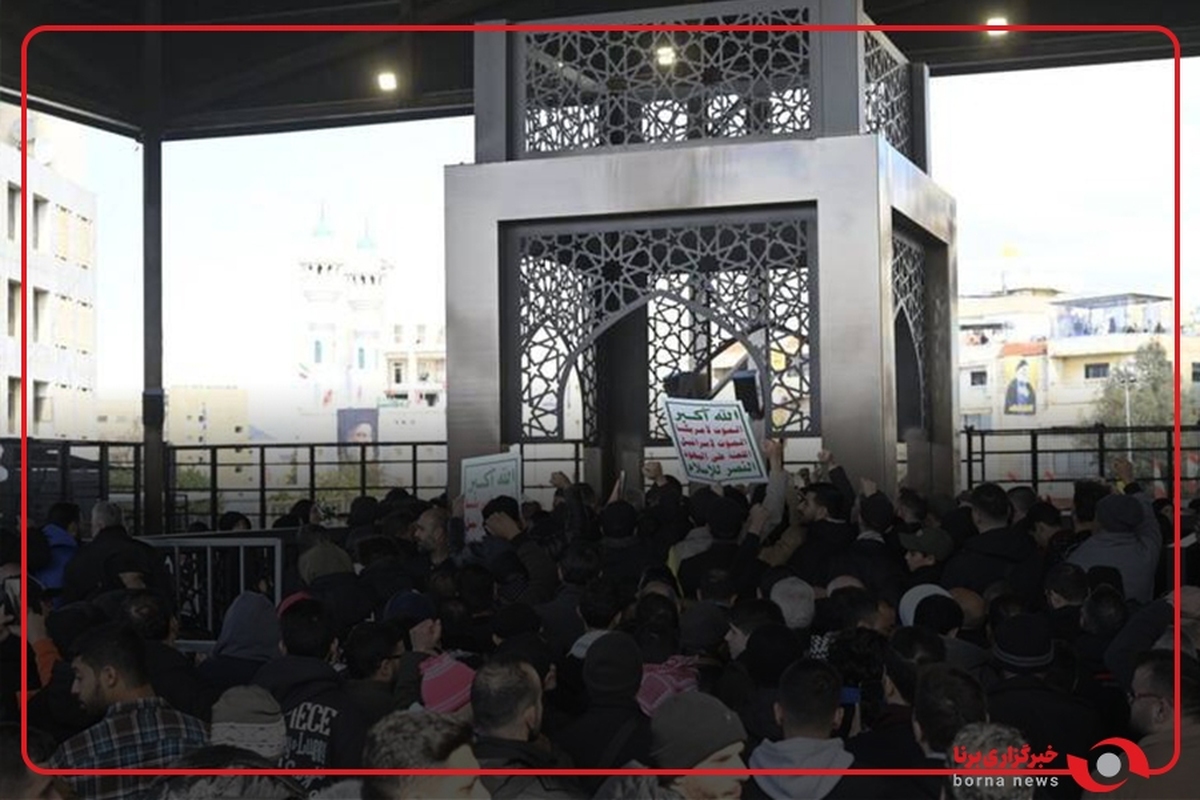 حضور هزاران لبنانی بر سر مزار شهید سید حسن نصرالله