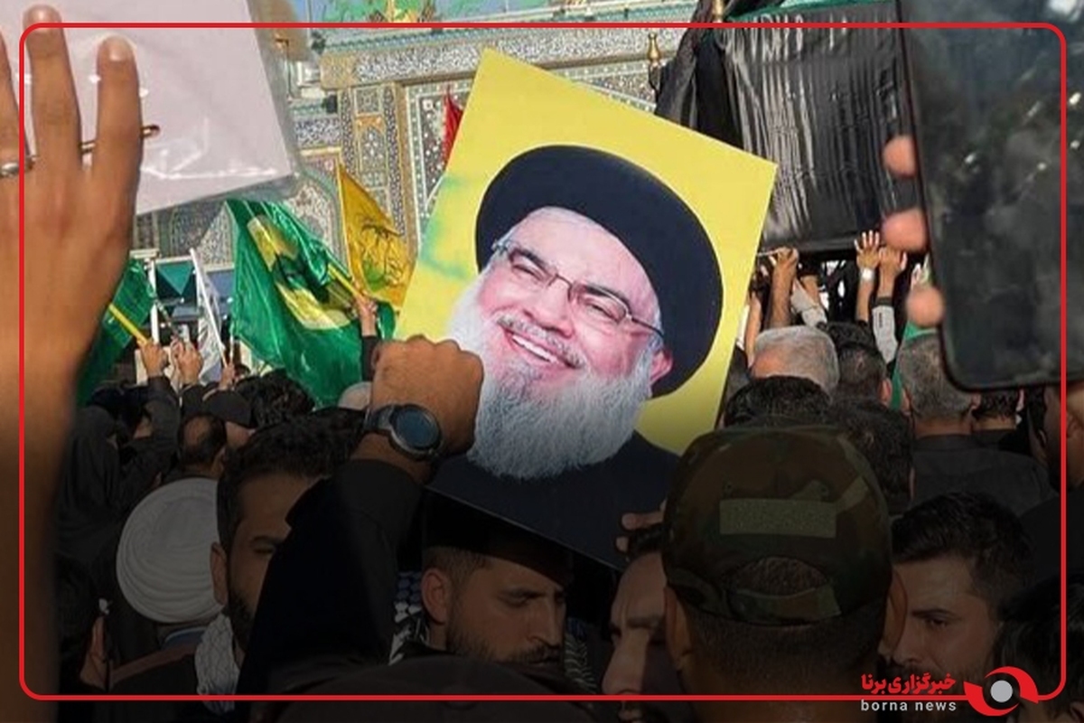 طنین انداز شدن شعار لبیک یاخامنه‌ای در مراسم گرامیداشت سالروز شهادت دبیران کل حزب الله