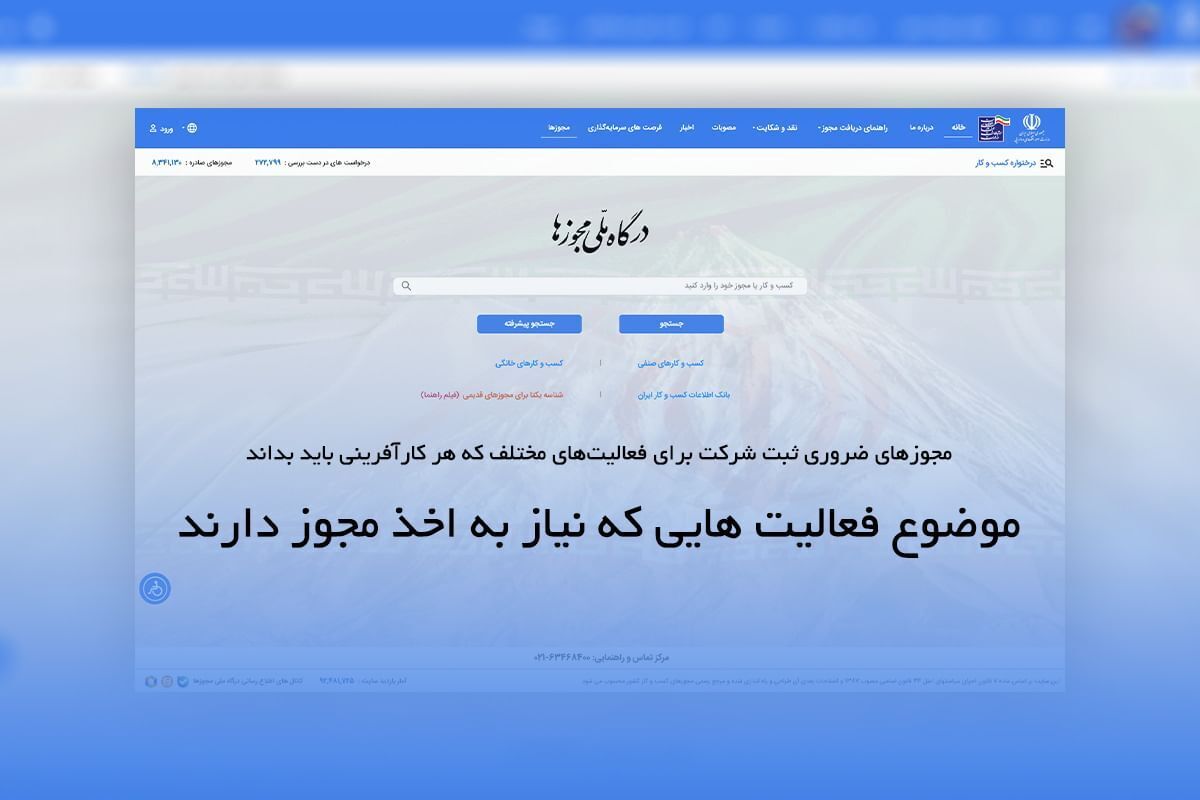 مجوزهای ضروری ثبت شرکت برای فعالیت‌های مختلف که هر کارآفرینی باید بداند