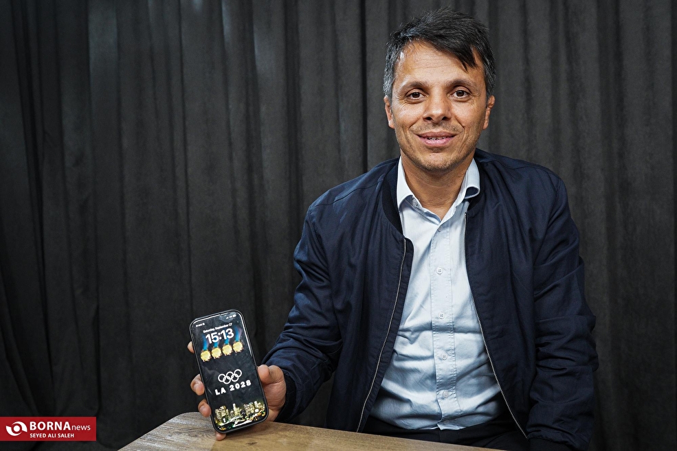 حضور حسن رنگرز در خبرگزاری برنا