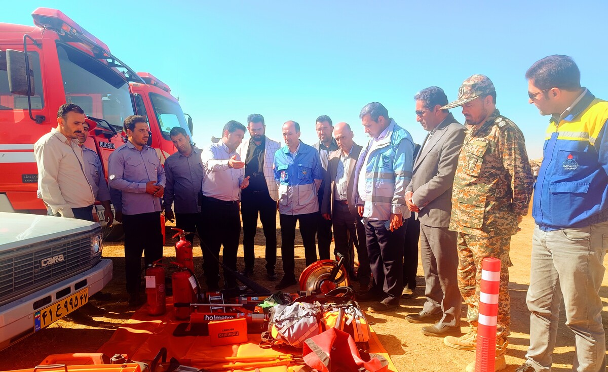 برگزاری مانور مدیریت بحران در کمیجان