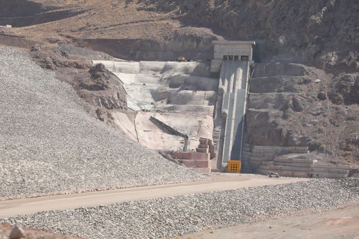 سد بالاخانلو در شهرستان بویین زهرا آماده آبگیری می شود