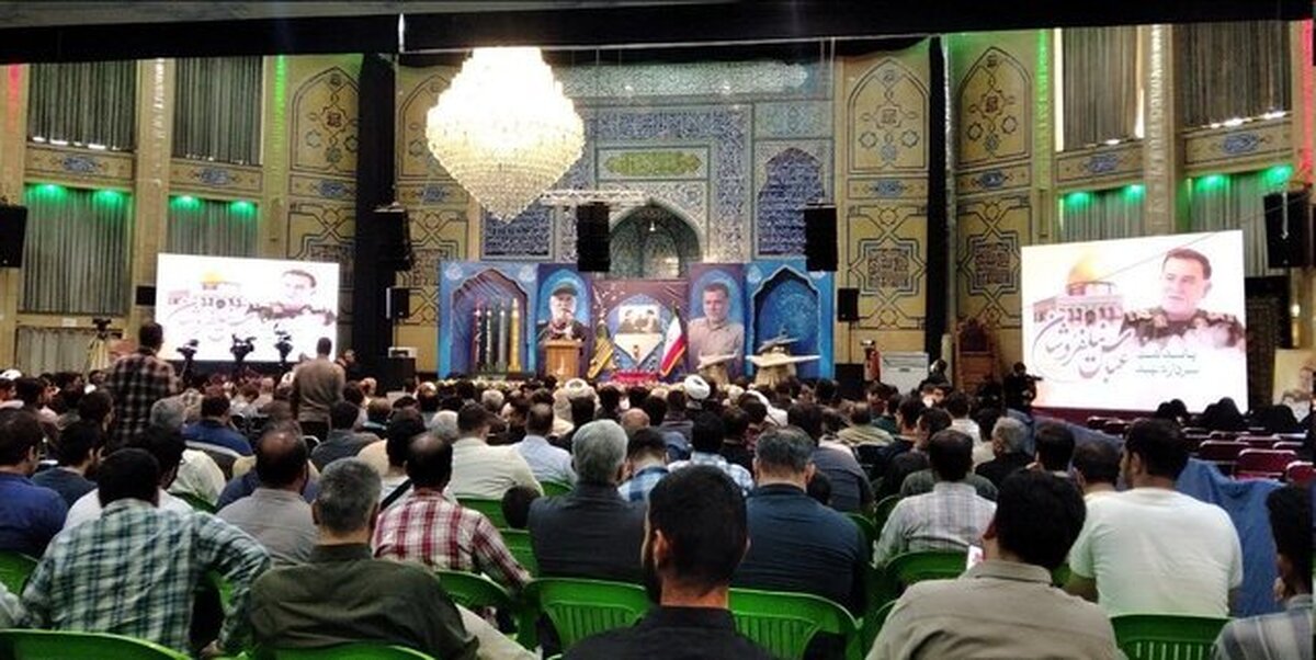 مراسم سالگرد شهادت سرلشکر نیلفروشان برگزار شد