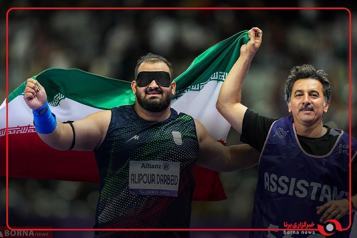 شادی بی‌پایان «امیرحسین علیپور» پس از کسب مدال طلای مسابقات پارادوومیدانی قهرمانی جهان