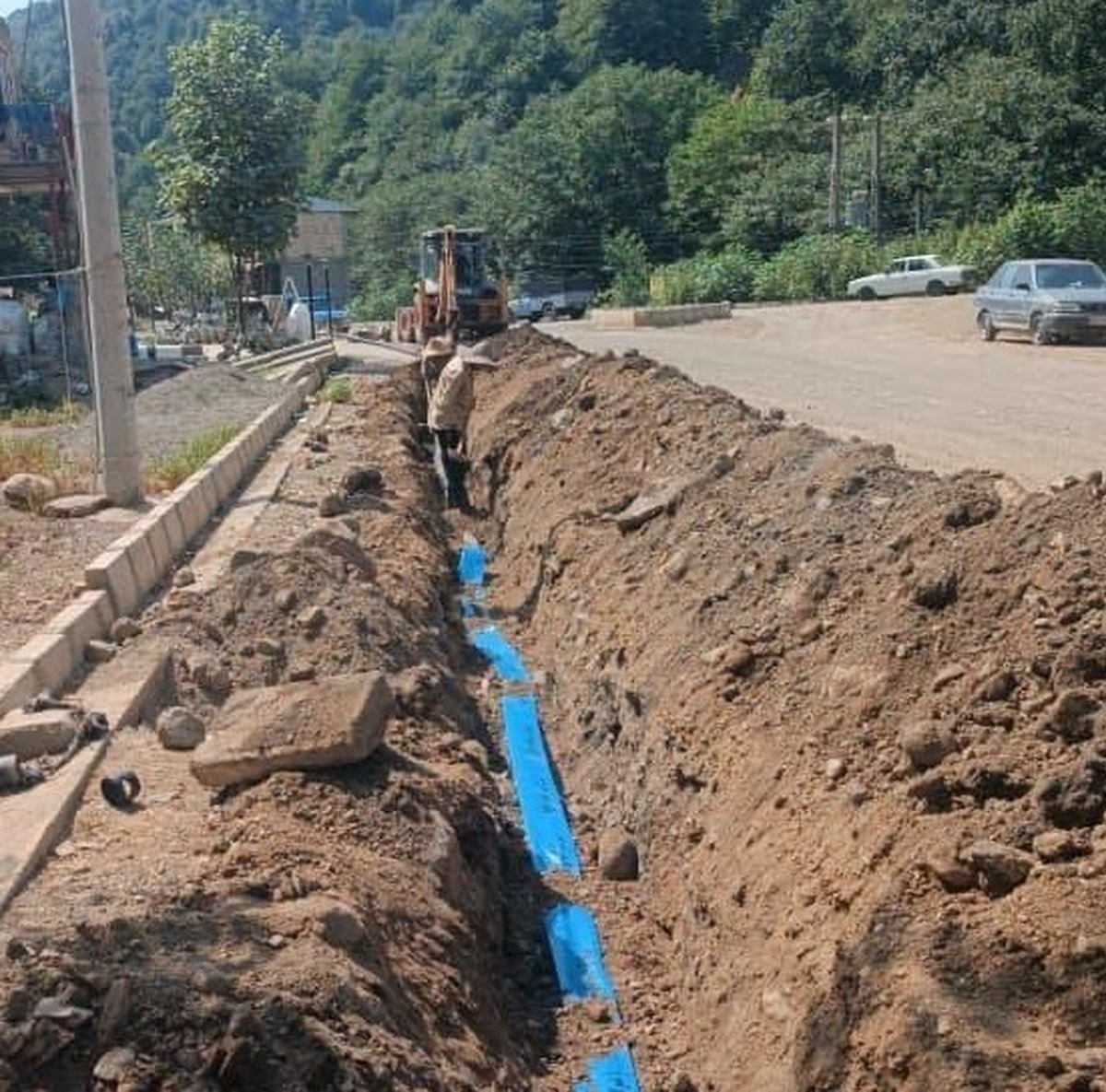 آغاز عملیات اجرایی احداث مخزن ۳۰۰ متر مکعبی نقره ده آستانه اشرفیه