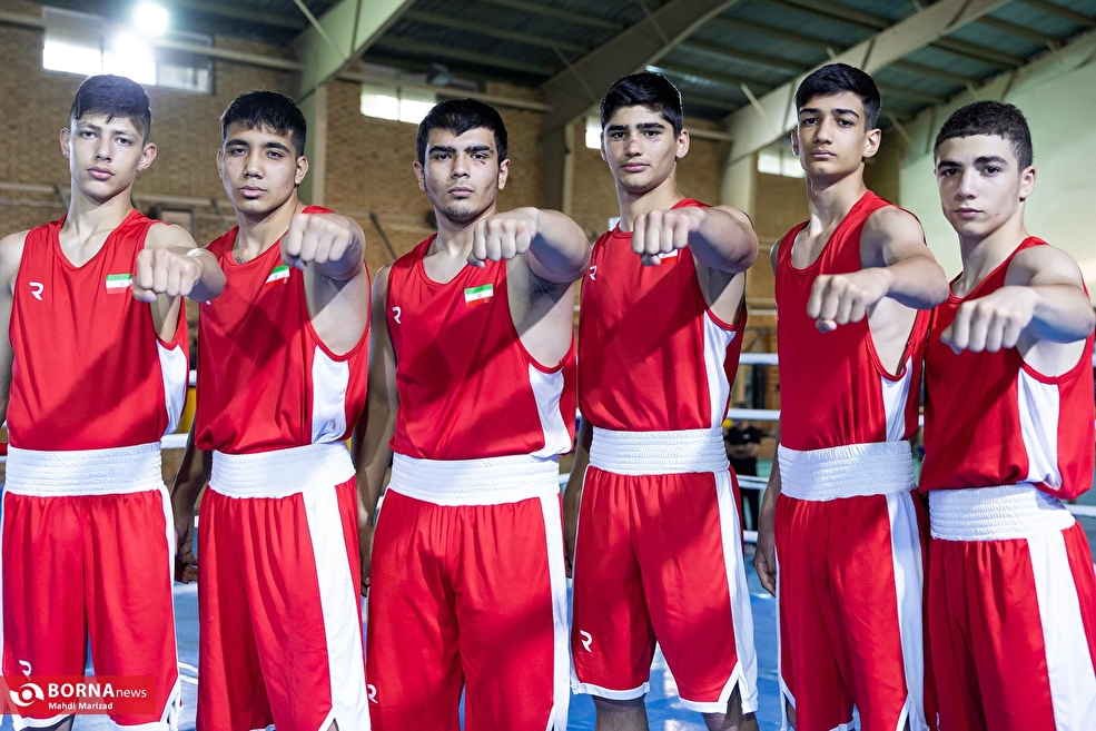 تمرین تیم ملی بوکس جوانان