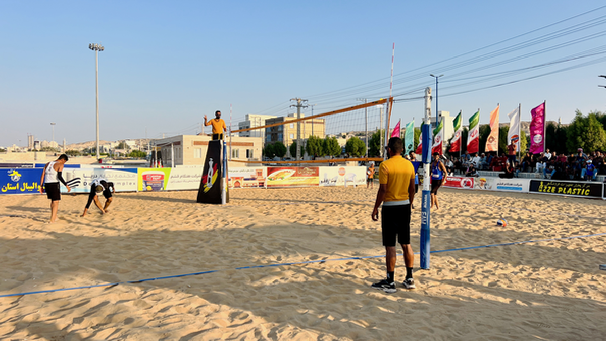 قهرمانی آینده‌سازان درگهان در مسابقات تور آزاد والیبال ساحلی استان هرمزگان