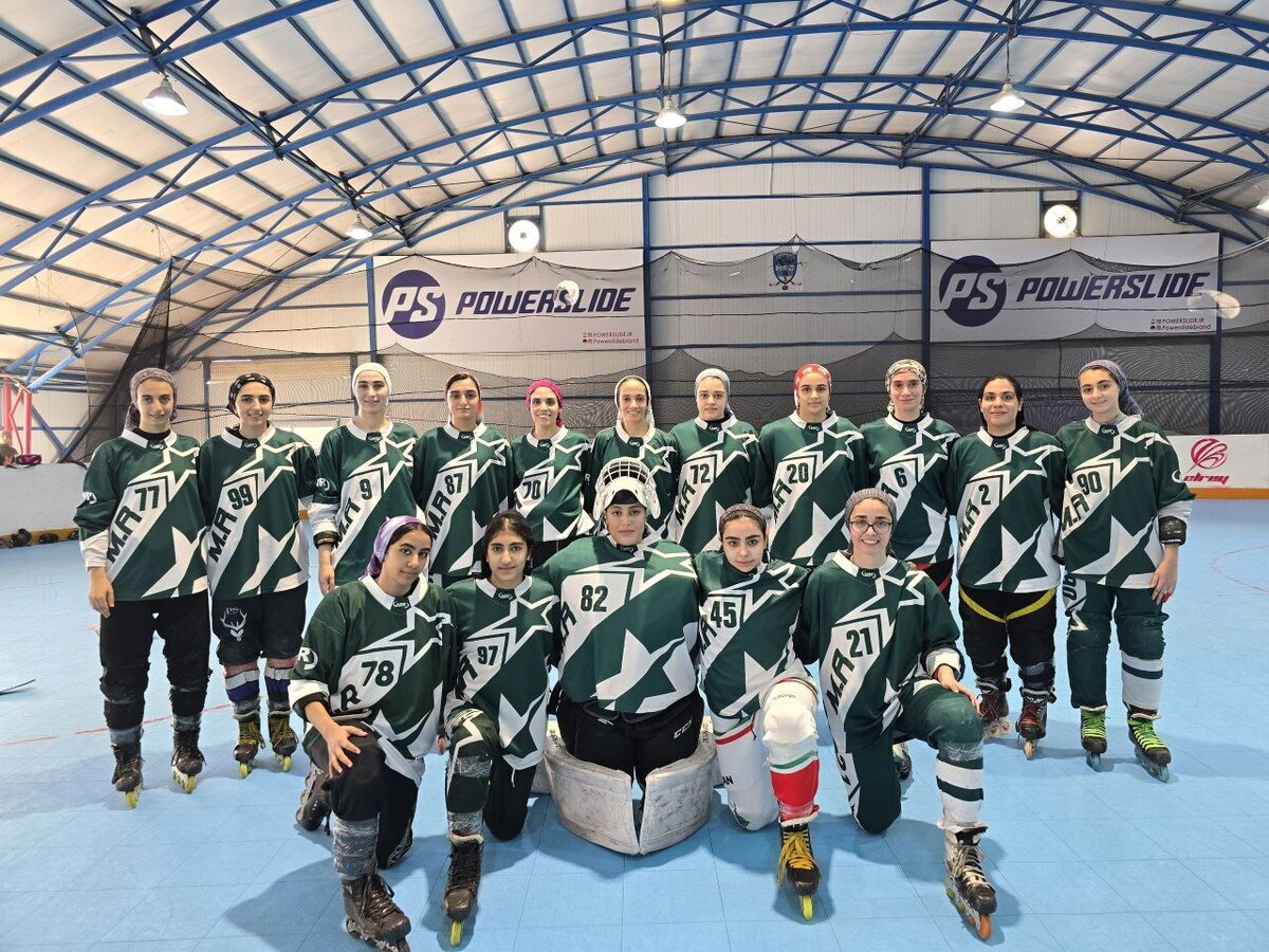 رونمایی از تیم قهرمان مسابقات دستجات آزاد اسکیت اینلاین هاکی بانوان