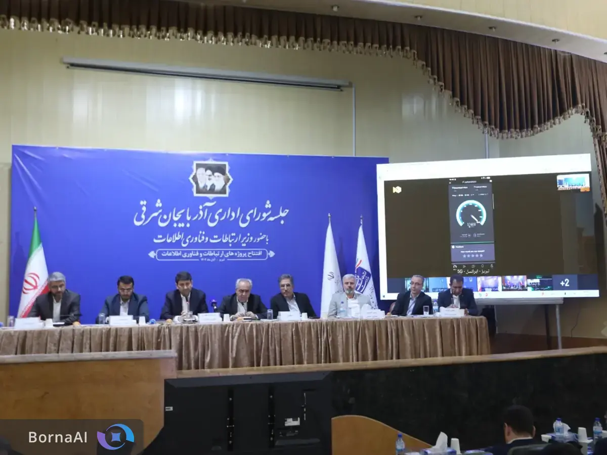 سایت ۵G ایرانسل در تبریز با سرعت ۳.۷۴۹ مگابیت بر ثانیه افتتاح شد