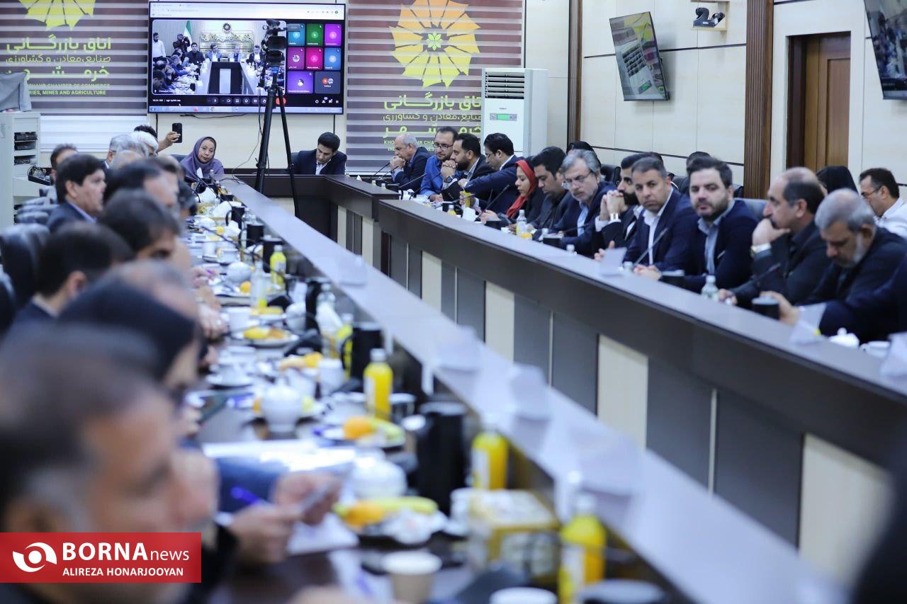 خرمشهر در کانون تحول های تجاری کشور؛ تاکید بر رفع چالش‌های مرزی و حمایت از بخش خصوصی / ضرورت توسعه دیپلماسی اقتصادی / هشدار درباره کاهش ۱۳ درصدی صادرات به عراق