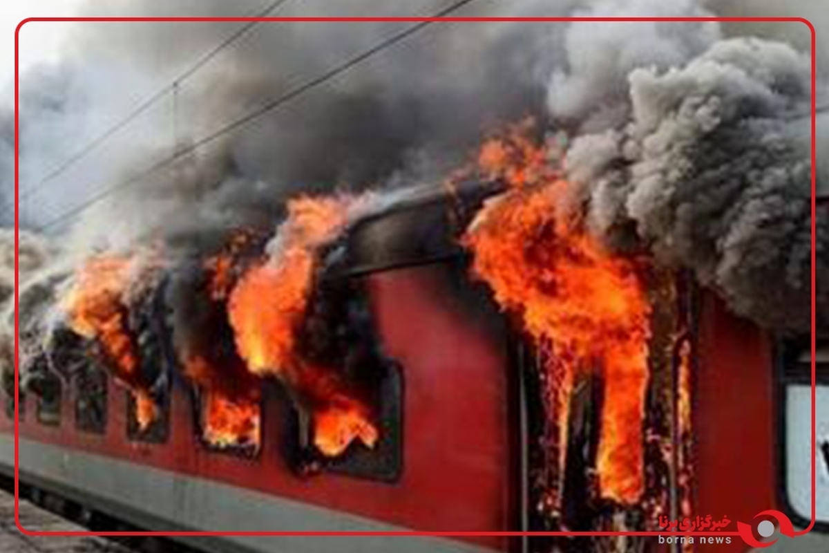 انفجار قطار در مکزیک؛ آتش‌سوزی گسترده بدون تلفات جانی