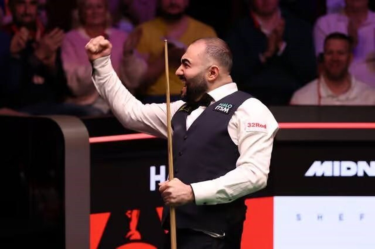 پیروزی ارزشمند حسین وفایی در اسنوکر قهرمانی بین‌المللی ۲۰۲۵