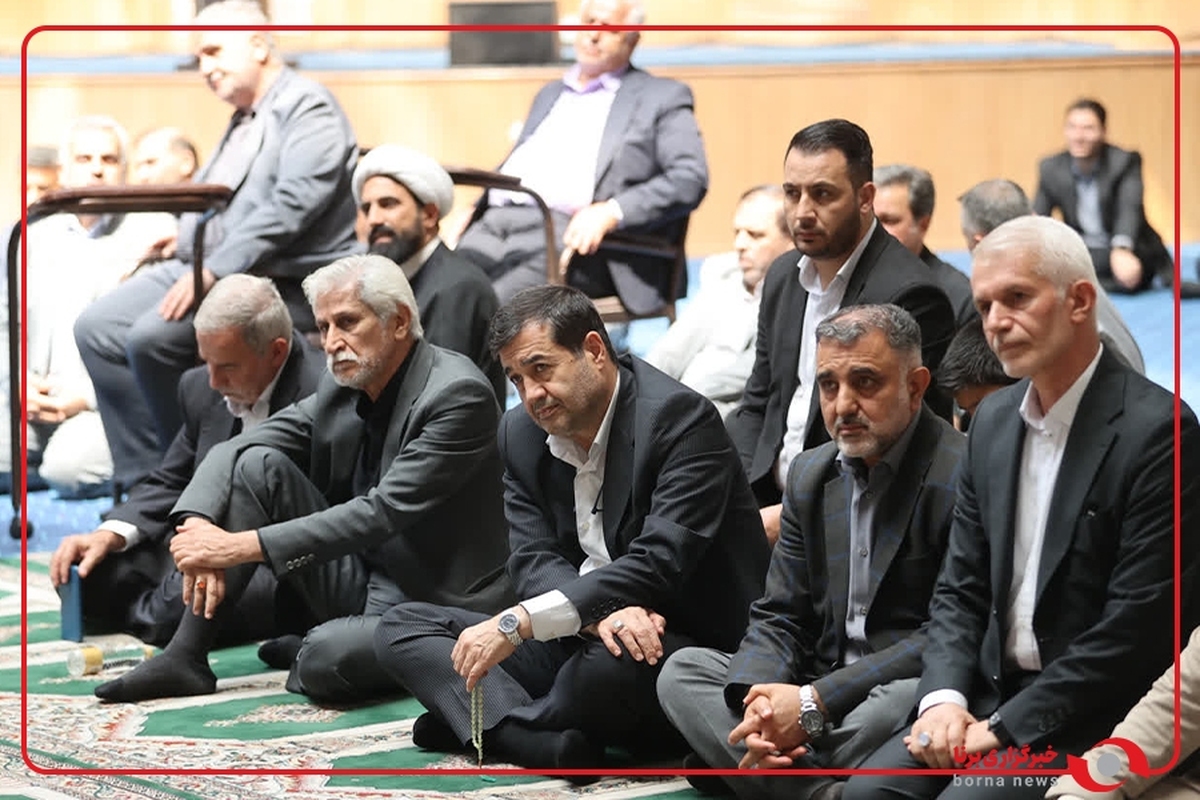 حضور وزیر ورزش و جوانان در مراسم بزرگداشت مرحوم سعادتمند