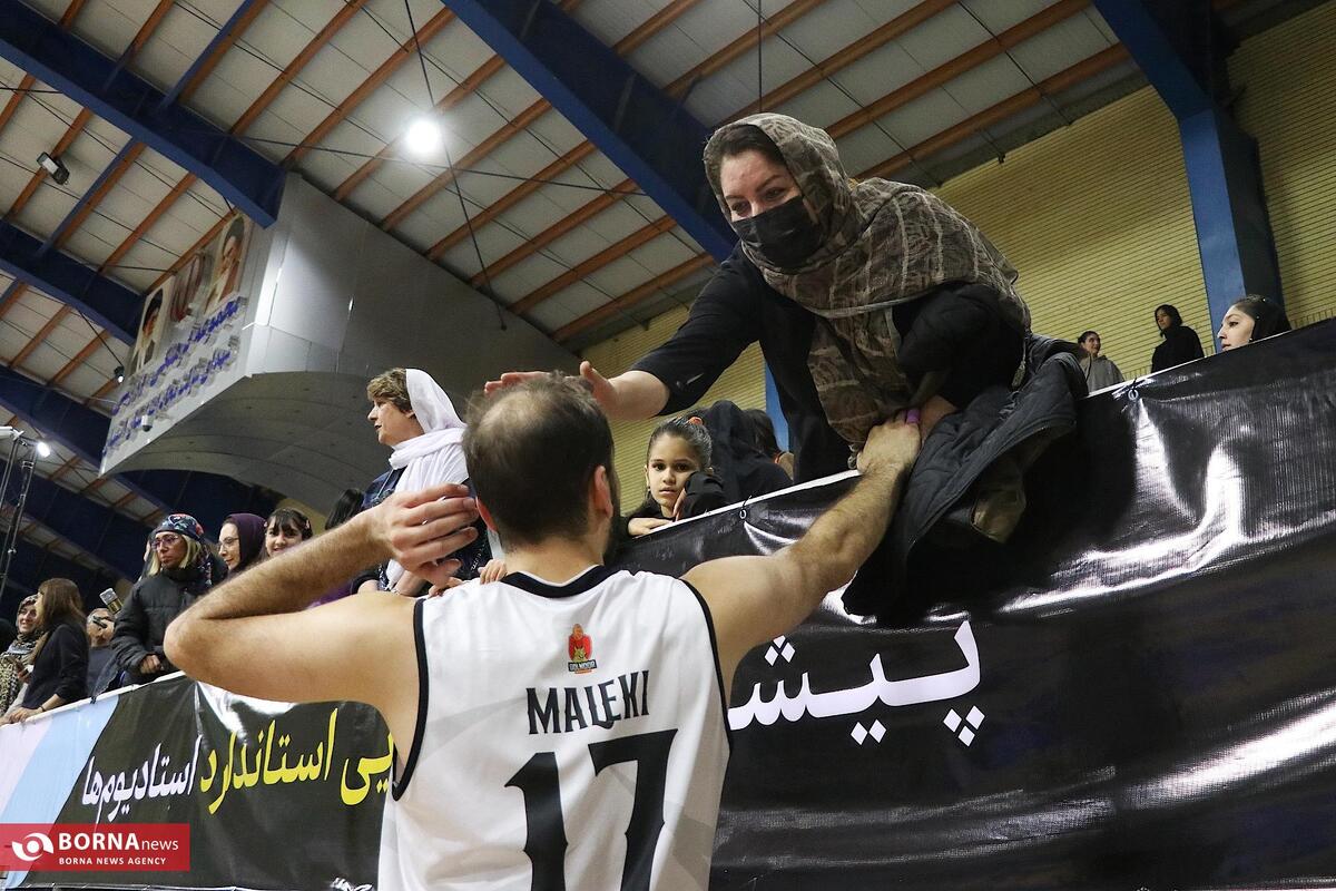 دیدار تیم های بسکتبال گلنور - پاس کردستان