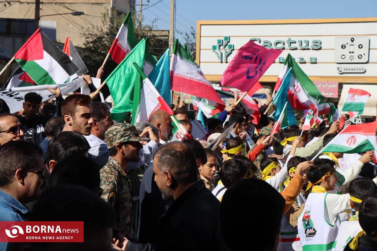 تجدید میثاق نسل جوان با آرمان‌های انقلاب در روز فریاد علیه استکبار/ نسلی که فریاد «نه» به استکبار را ادامه داد