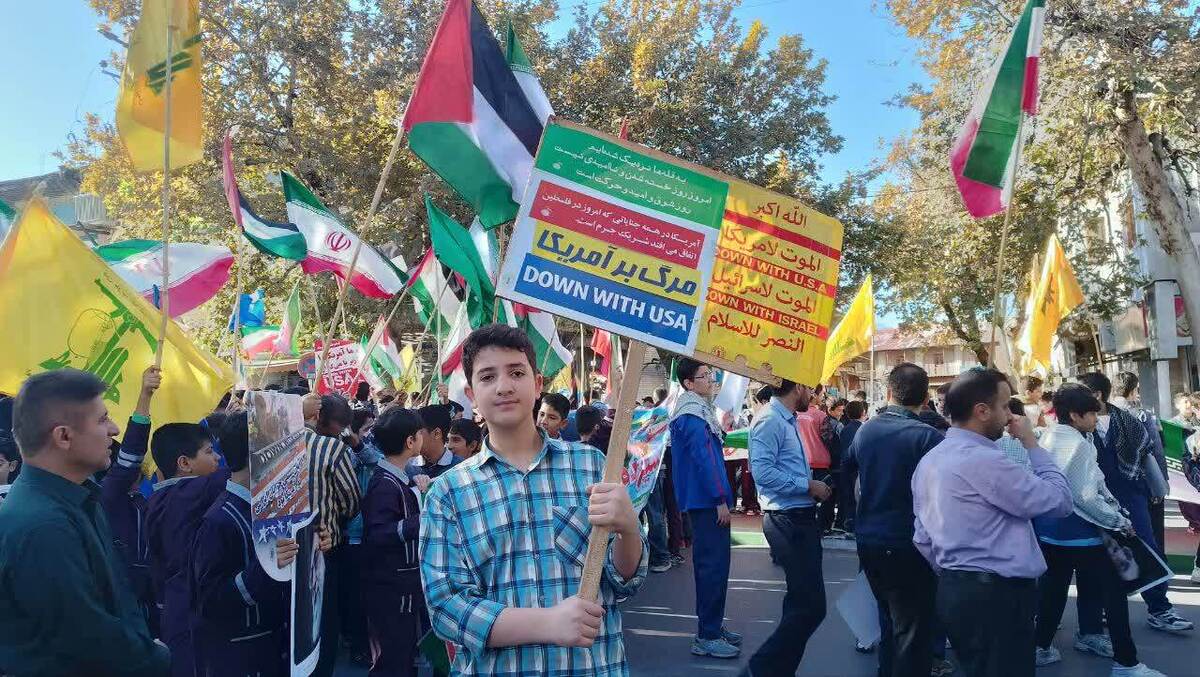 خروش دارالمومنین گرگان در یوم الله ۱۳ آبان