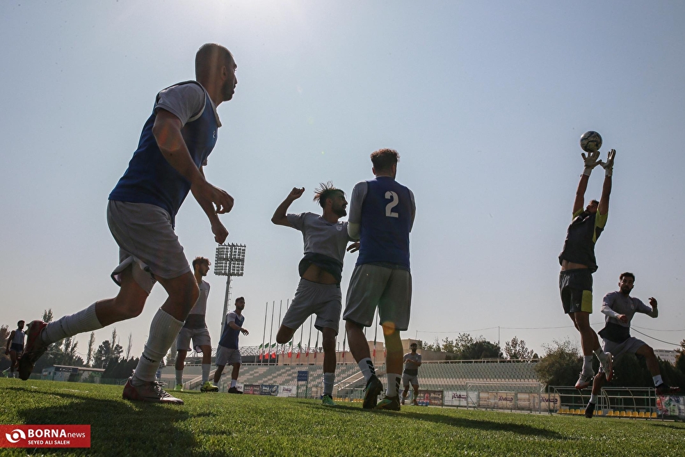 تمرین تیم ملی فوتبال ناشنوایان