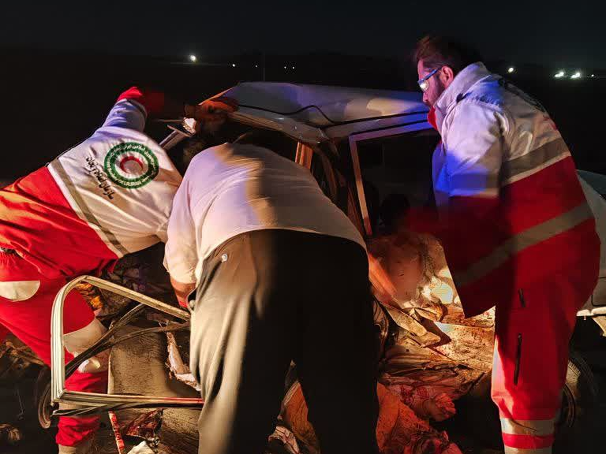 ۶ مصدوم بر اثر تصادف پراید و پژو در محور ساوه – تهران