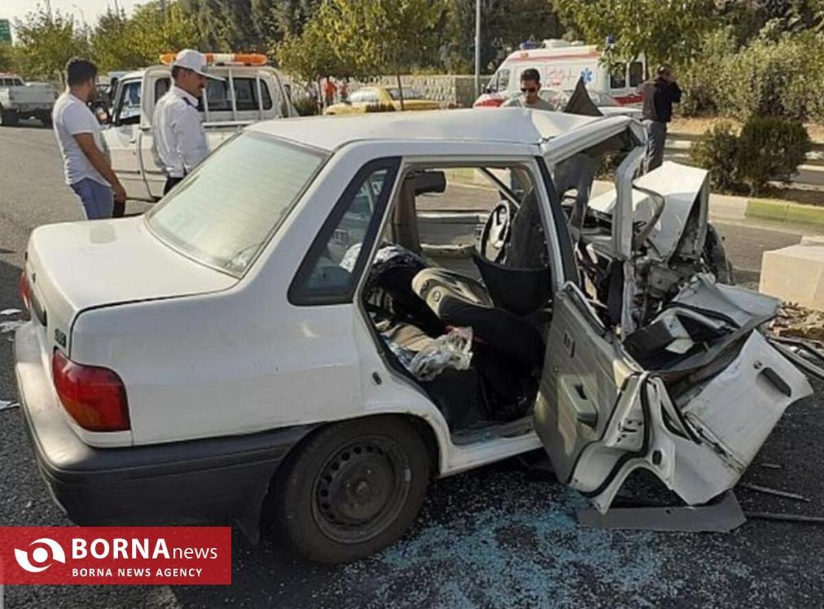 برخورد پراید و سانتافه در محور سنقر-بیستون ۲ فوتی و ۵ مصدوم برجا گذاشت