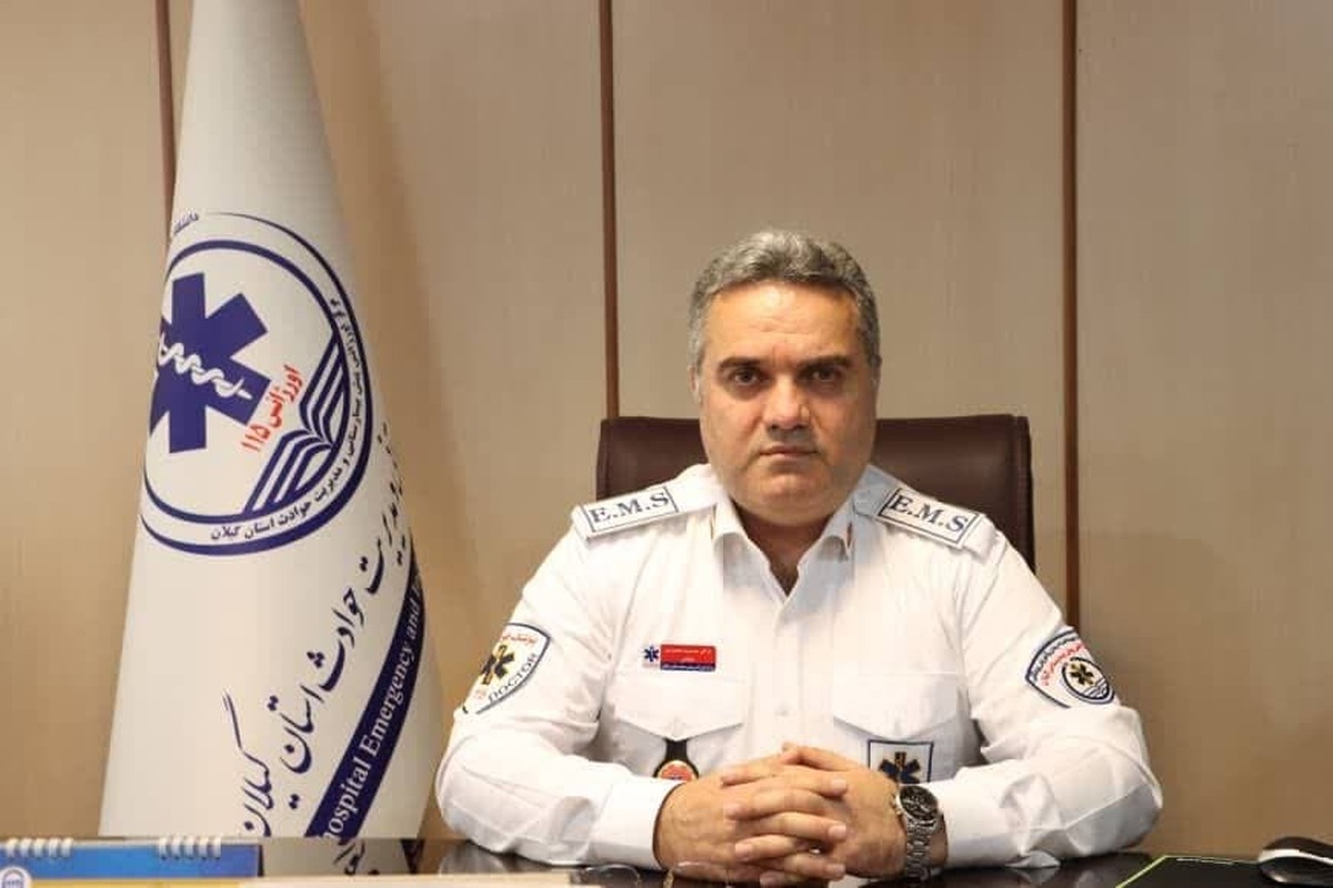 رییس اورژانس گیلان : تحلیل علمی تصادفات نشان می‌دهد که عامل انسانی هنوز در صدر است