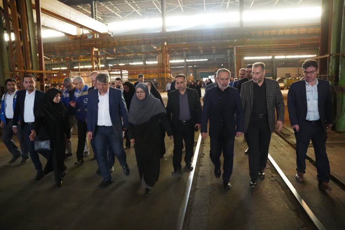 رئیس سازمان ملی استاندارد از شرکت صنایع هفت‌الماس بازدید کرد