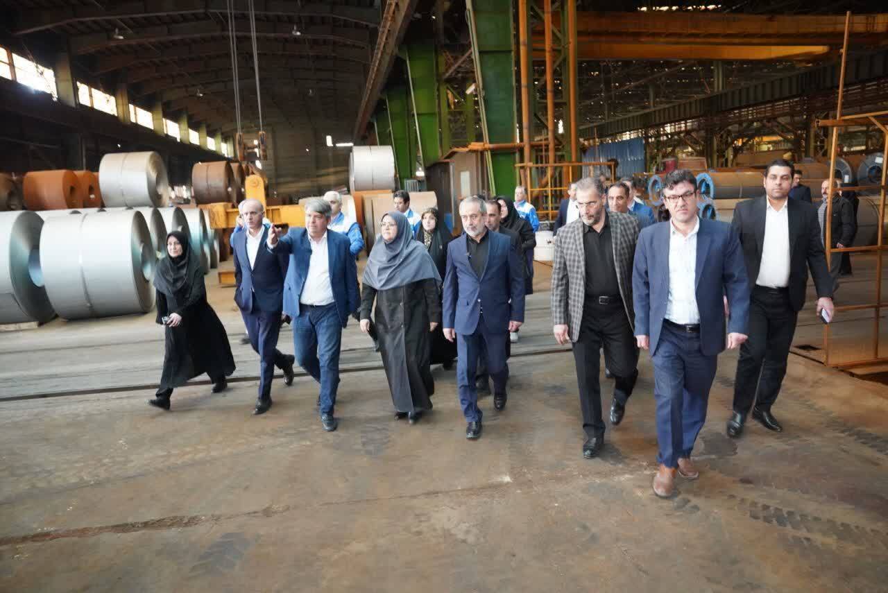 رئیس سازمان ملی استاندارد از شرکت صنایع هفتالماس بازدید کرد رئیس سازمان ملی استاندارد از شرکت صنایع هفتالماس بازدید کرد