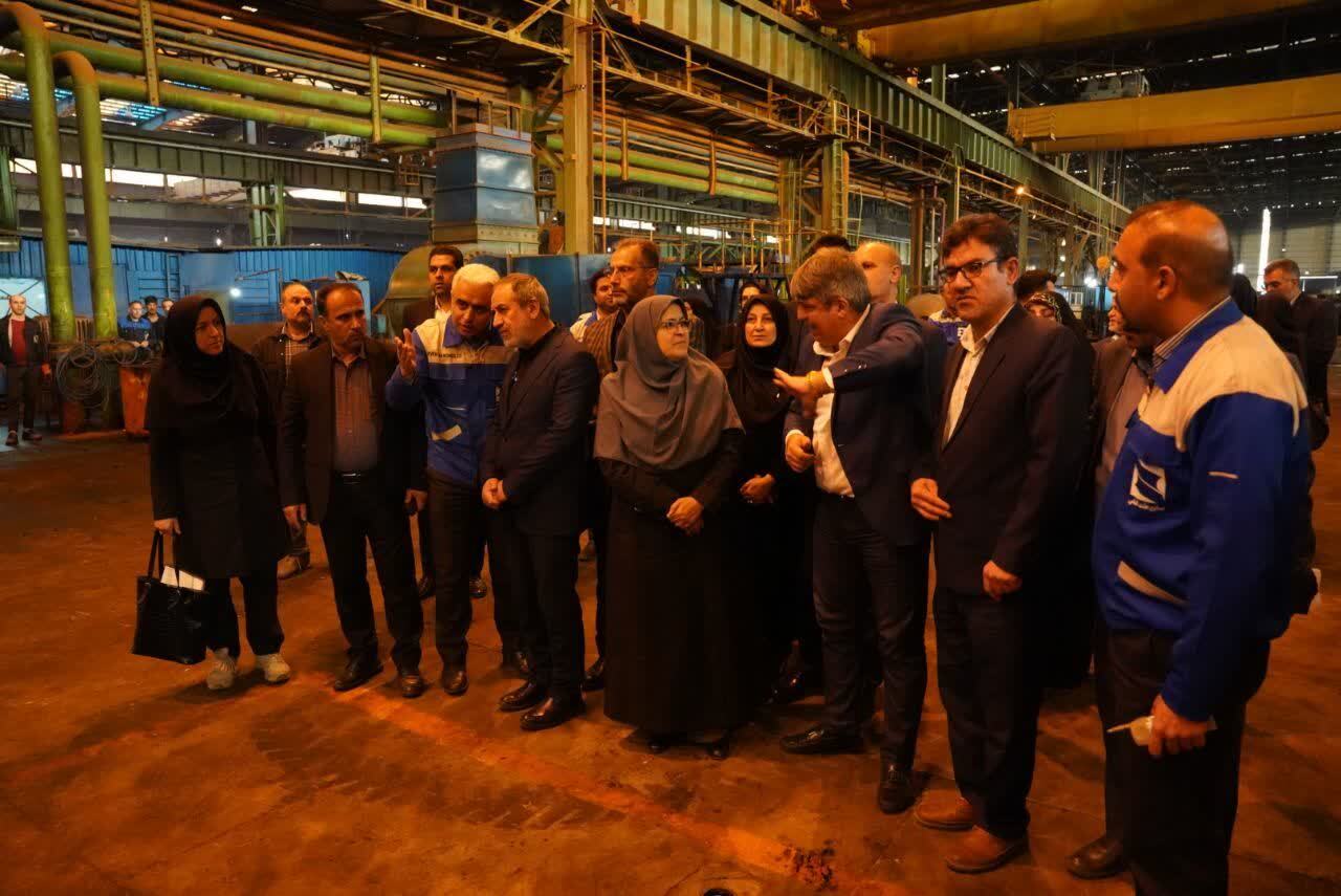 رئیس سازمان ملی استاندارد از شرکت صنایع هفتالماس بازدید کرد رئیس سازمان ملی استاندارد از شرکت صنایع هفتالماس بازدید کرد